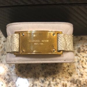 Michael Kors leather bracelet